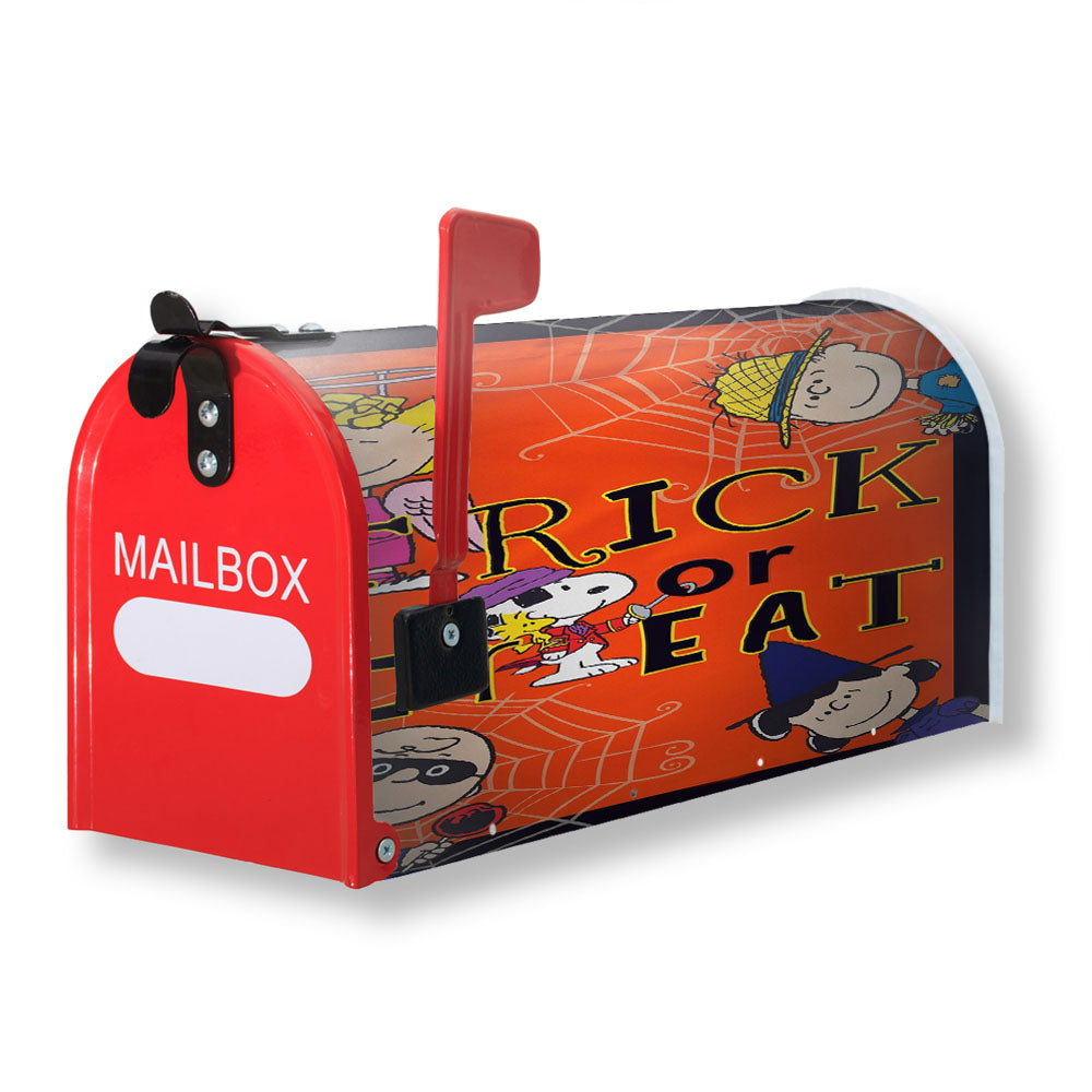 Trick Or Treat Peanuts Gang Magnetic Mailbox Cover - 18.0" x 21.0"