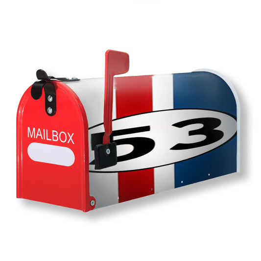 Vw Herbie Magnetic Mailbox Cover 18" x 21" Outdoor Decor