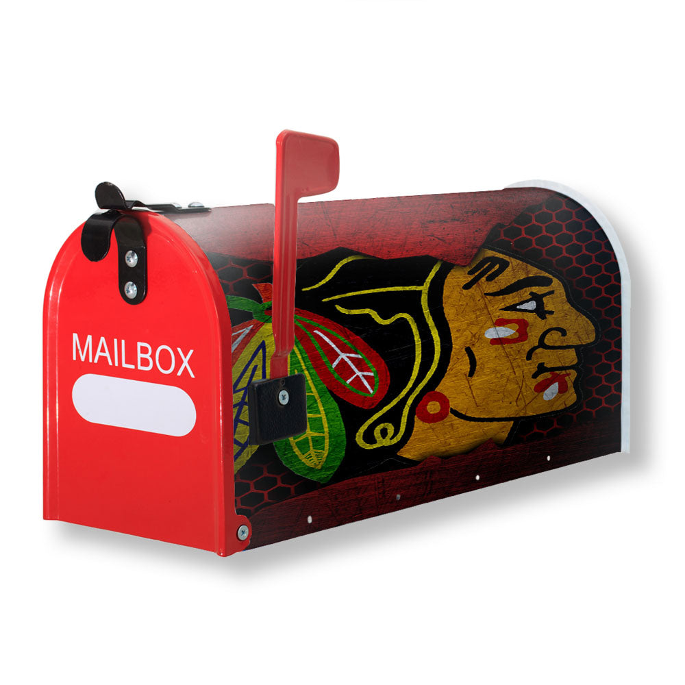 Wallpaper Sport Logo Nhl Hockey Chicago Blackhawks Magnetic Mailbox Cover - 18.0" x 21.0"