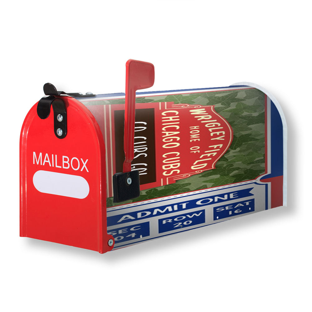 Wrigley Field Home Of Chicago Cubs Magnetic Mailbox Cover - 18.0" x 21.0"