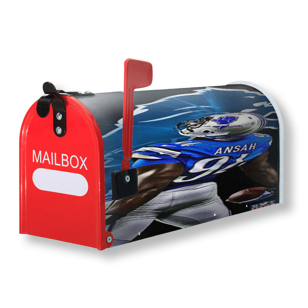 Ziggy Ansah Detroit Lions Magnetic Mailbox Cover - 18.0" x 21.0"