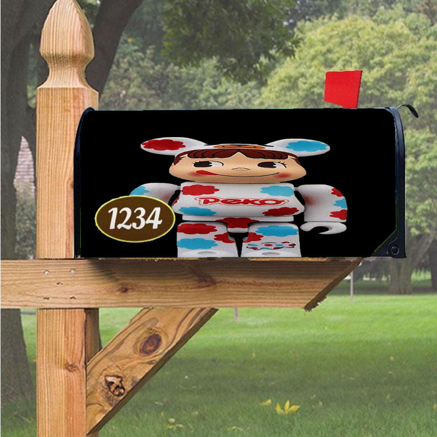 Peko Figure Kaws Magnetic Mailbox Cover 18" X 21" Outdoor Decor