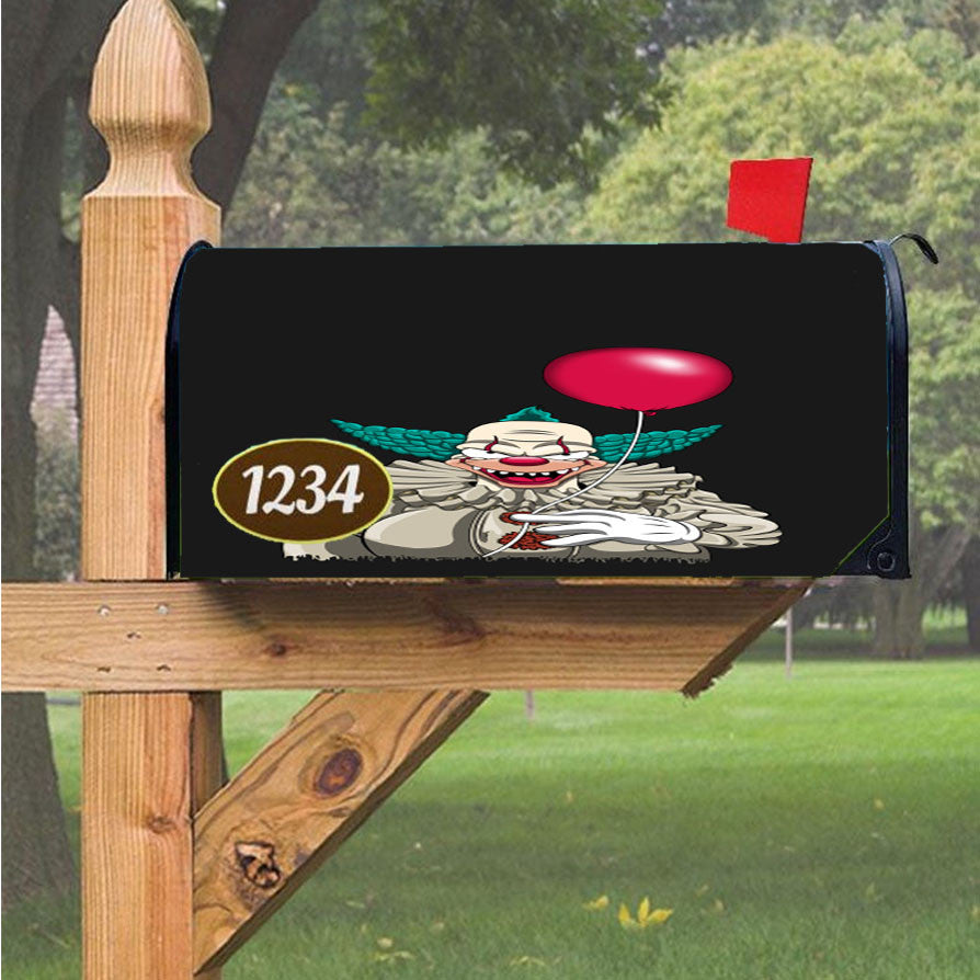 Pennywise It The Simpsons Magnetic Mailbox Cover 18" X 21" Outdoor Decor
