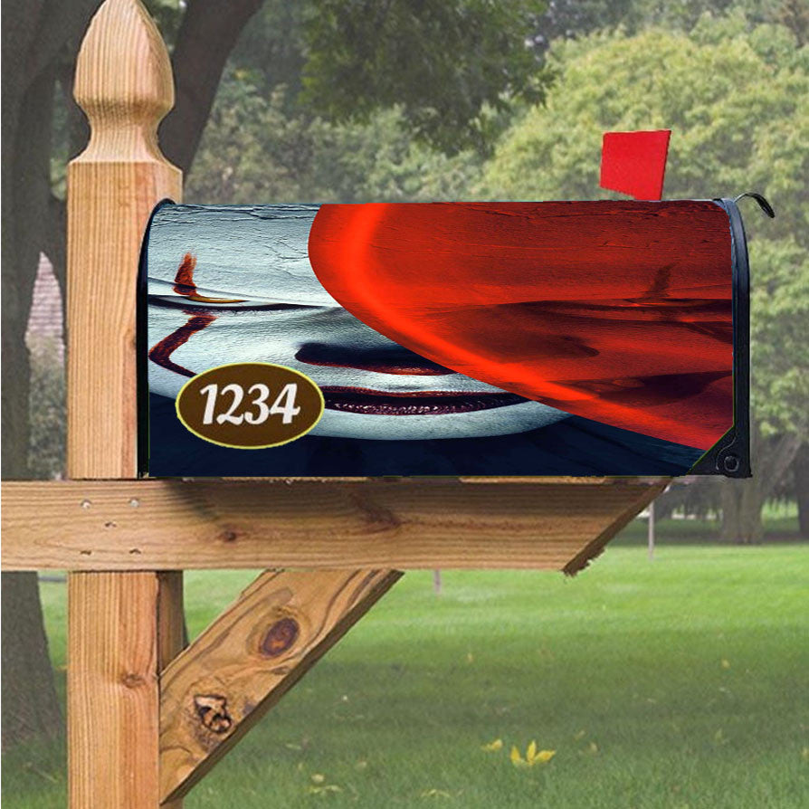 Pennywise The Clown Magnetic Mailbox Cover 18" X 21" Outdoor Decor