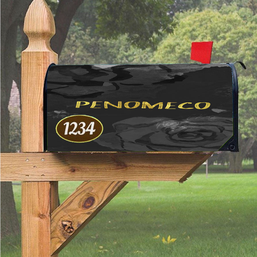 Penomeco Flower Magnetic Mailbox Cover 18" X 21" Outdoor Decor