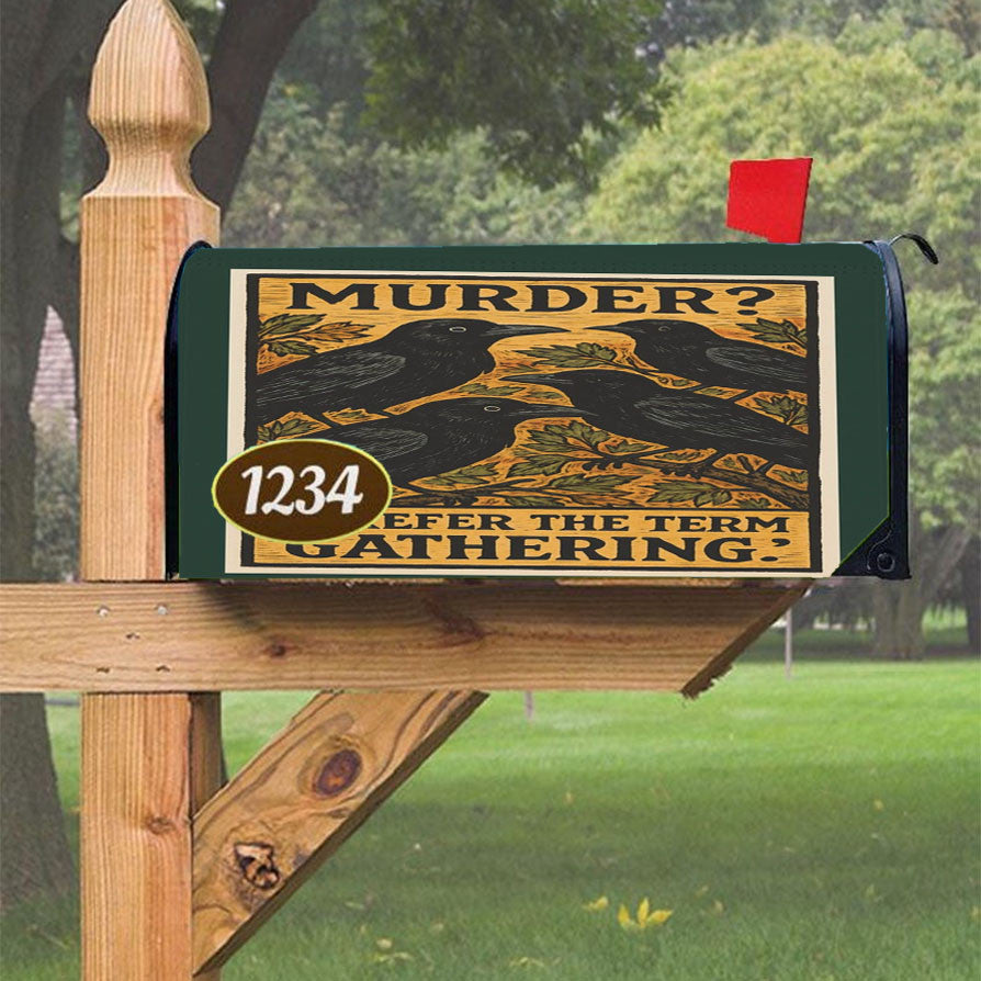 Perfect For Gatherings Magnetic Mailbox Cover 18" X 21" Outdoor Decor