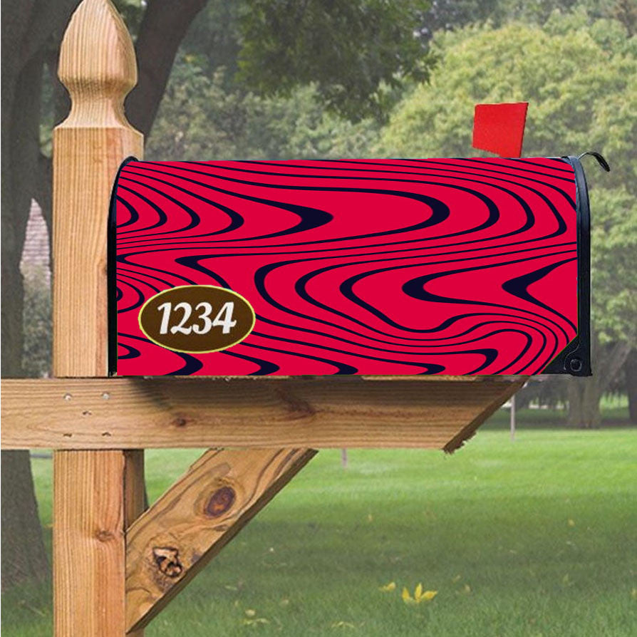 Pew Die Pie Pattern Magnetic Mailbox Cover 18" X 21" Outdoor Decor