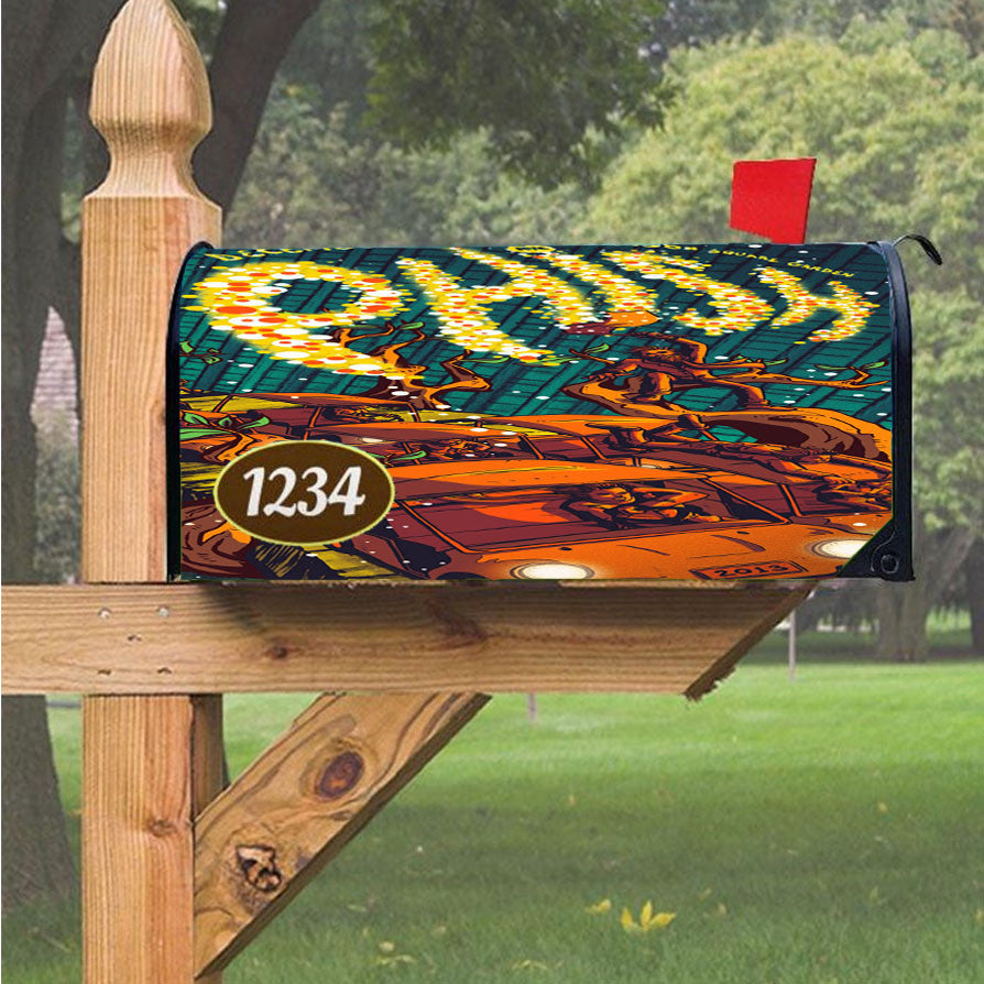 Phish Cover Magnetic Mailbox Cover 18" X 21" Outdoor Decor