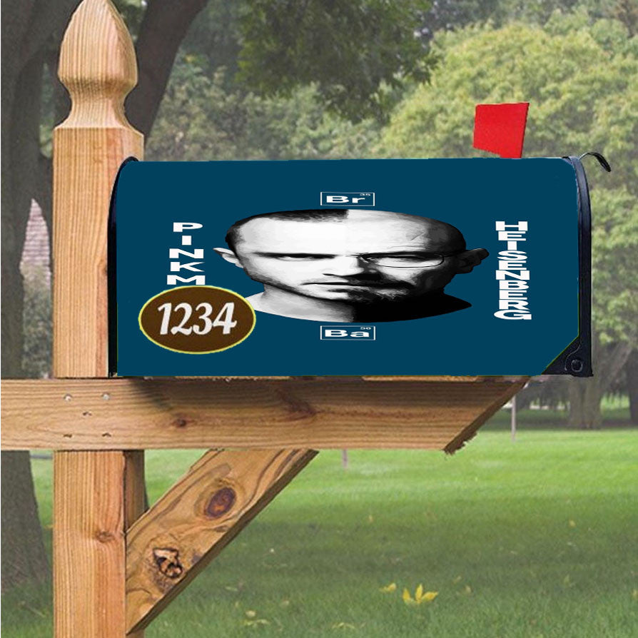 Pinkman Heisenberg Breaking Bad Magnetic Mailbox Cover 18" X 21" Outdoor Decor