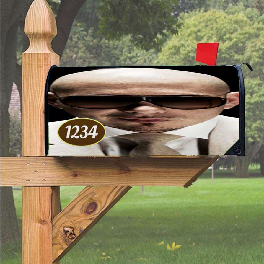 Pitbull Shades Magnetic Mailbox Cover 18" X 21" Outdoor Decor