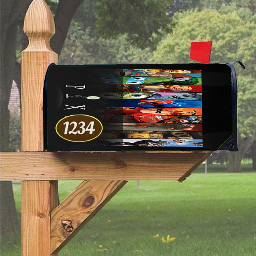 Pixar Magnetic Mailbox Cover 18" X 21" Outdoor Decor