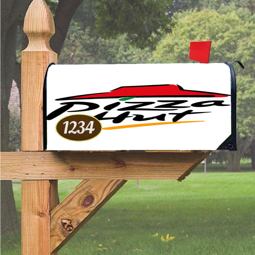 Pizza Hut Food Magnetic Mailbox Cover 18" X 21" Outdoor Decor
