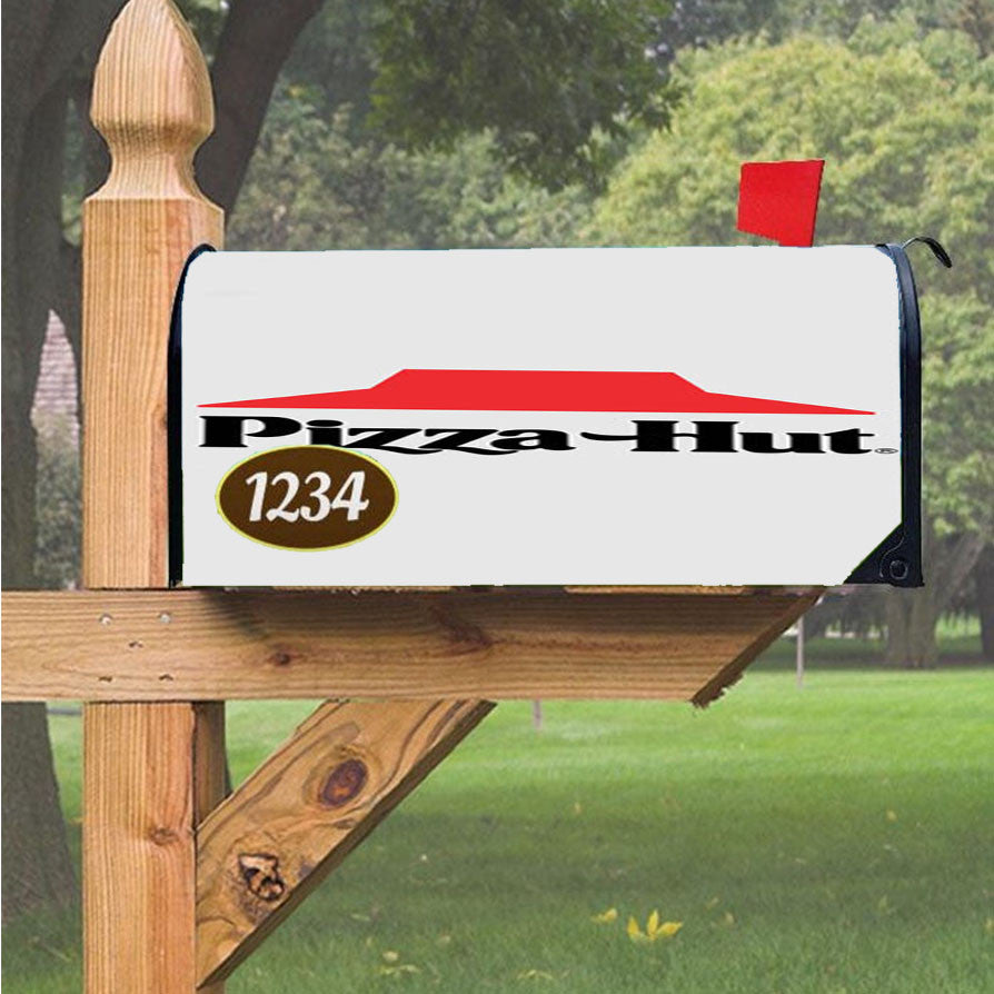 Pizza Hut Logo Magnetic Mailbox Cover 18" X 21" Outdoor Decor