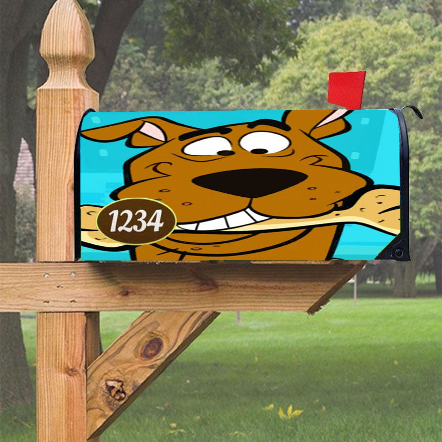 Scooby Doo Minimalist Wallpapers Magnetic Mailbox Cover 18" X 21" Outdoor Decor