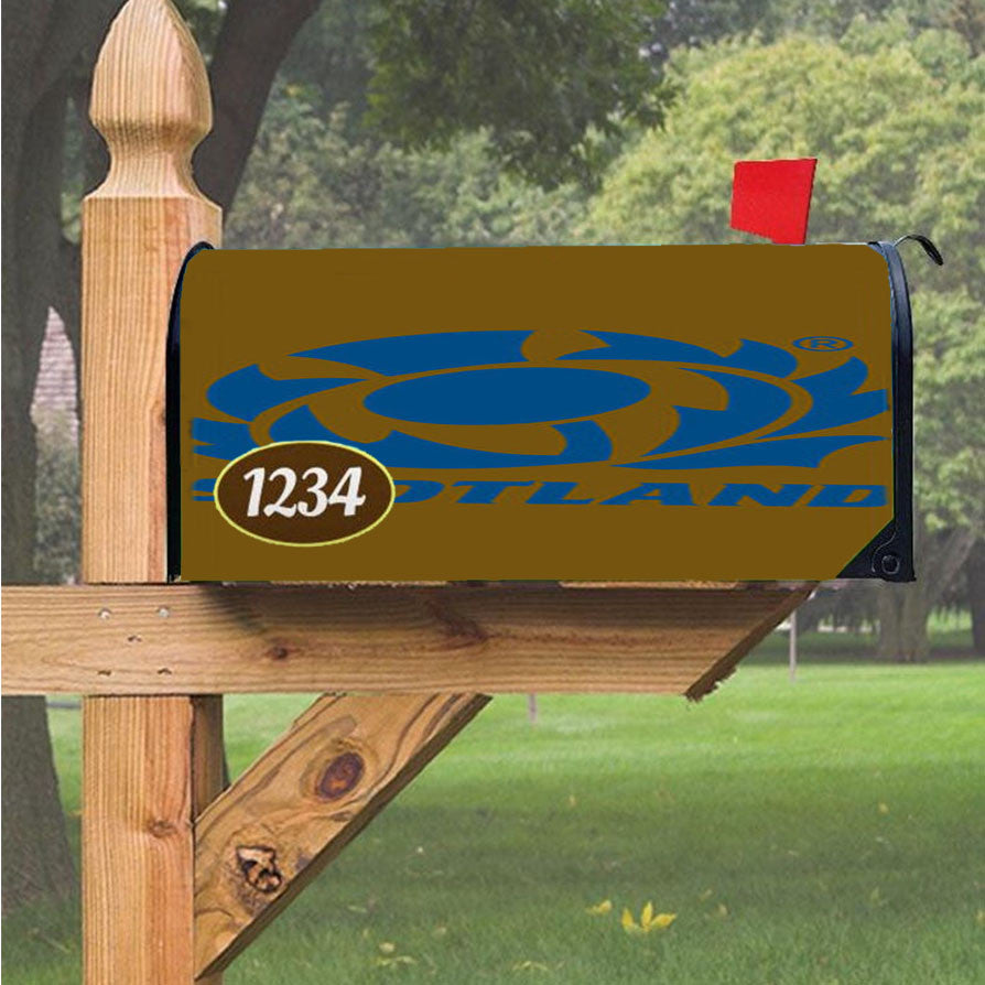 Scotland Gold Magnetic Mailbox Cover 18" X 21" Outdoor Decor