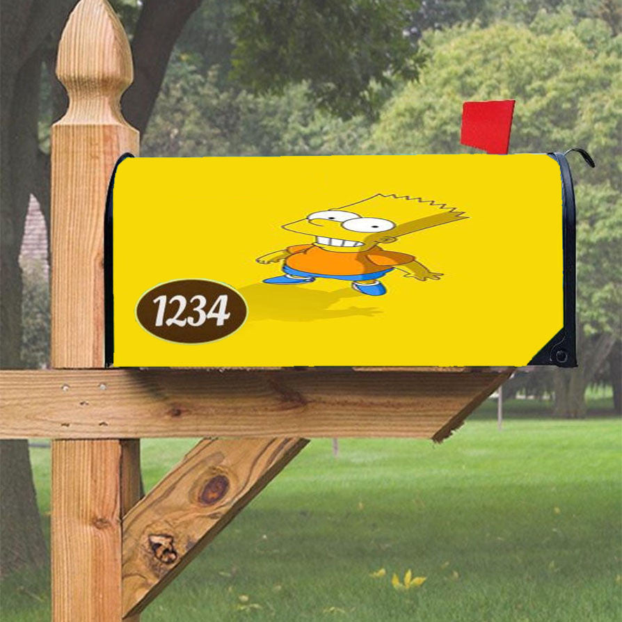 Simpsons Magnetic Mailbox Cover 18" X 21" Outdoor Decor