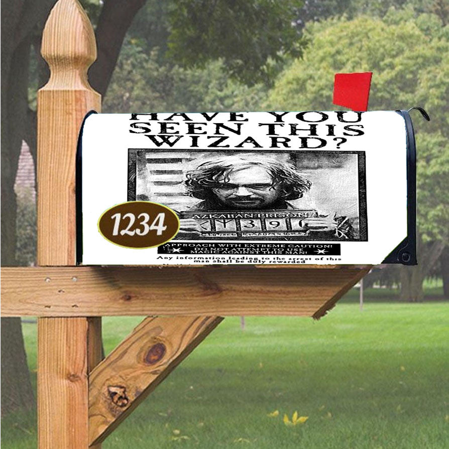 Sirius Black Harry Potter Magnetic Mailbox Cover 18" X 21" Outdoor Decor