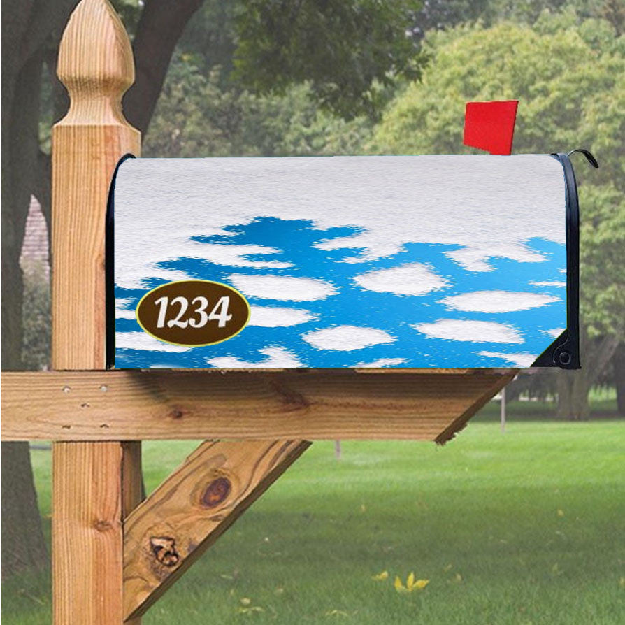 Sky Snow Magnetic Mailbox Cover 18" X 21" Outdoor Decor