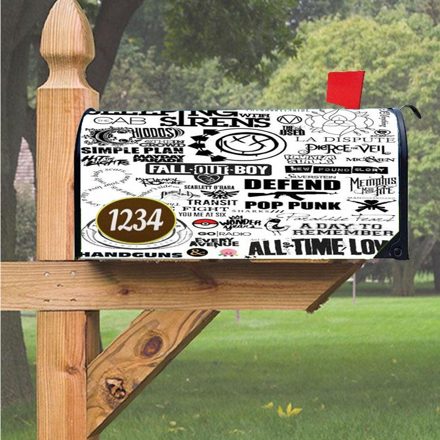 Sleeping Sirens Magnetic Mailbox Cover 18" X 21" Outdoor Decor