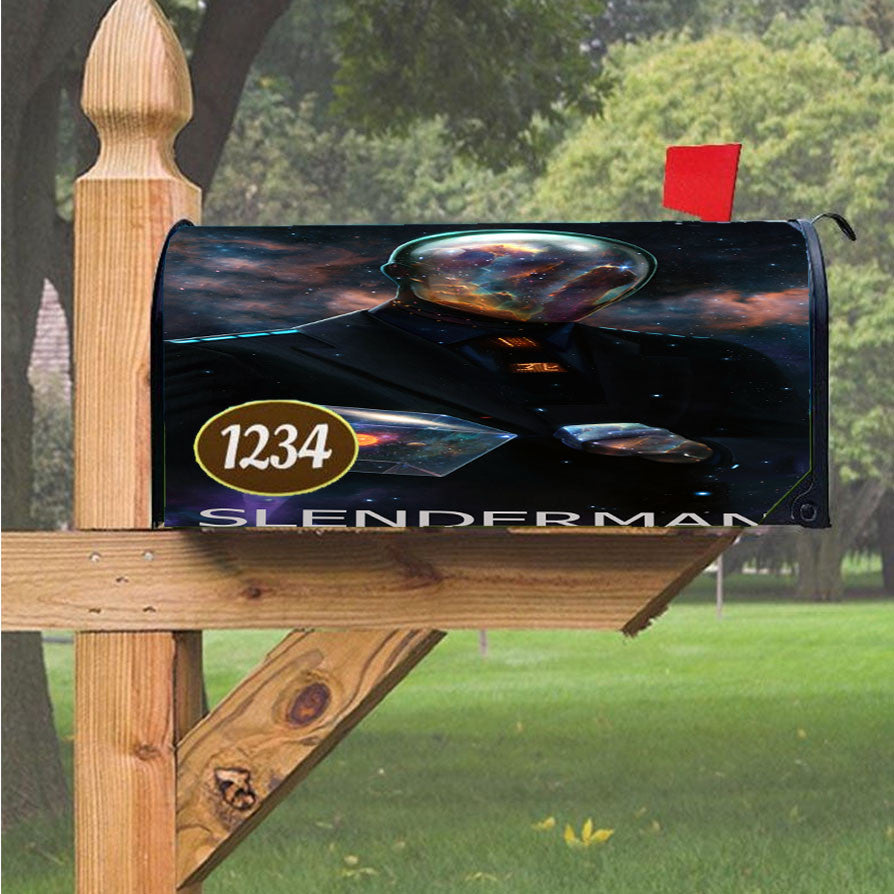 Slenderman Avengers Magnetic Mailbox Cover 18" X 21" Outdoor Decor