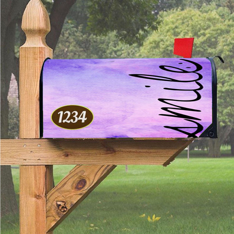 Smile Magnetic Mailbox Cover 18" X 21" Outdoor Decor