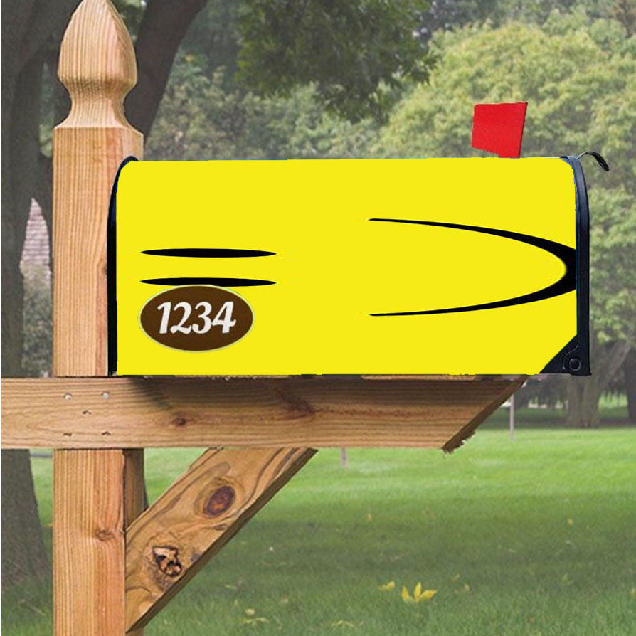 Smiley Face Basic Magnetic Mailbox Cover 18" X 21" Outdoor Decor