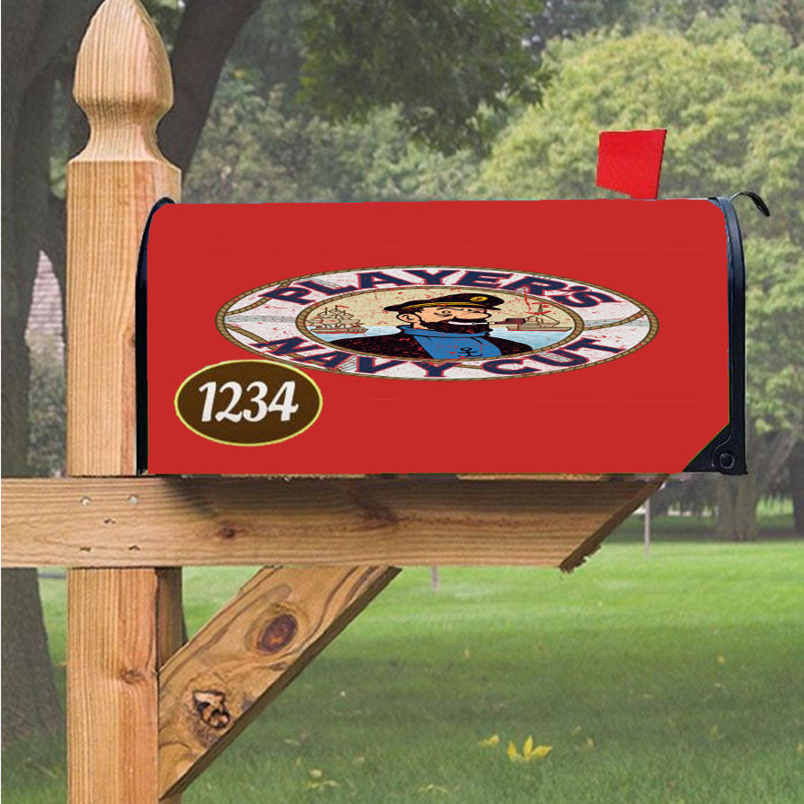 Smoking Haddock Magnetic Mailbox Cover 18" X 21" Outdoor Decor