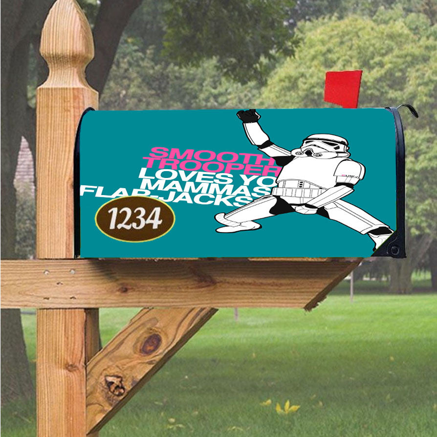 Smooth Trooper Quote Magnetic Mailbox Cover 18" X 21" Outdoor Decor