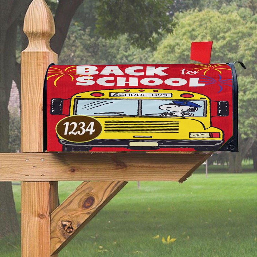 Snoopy Badboy Hypebeast Streetwear Style Magnetic Mailbox Cover 18" X 21" Outdoor Decor