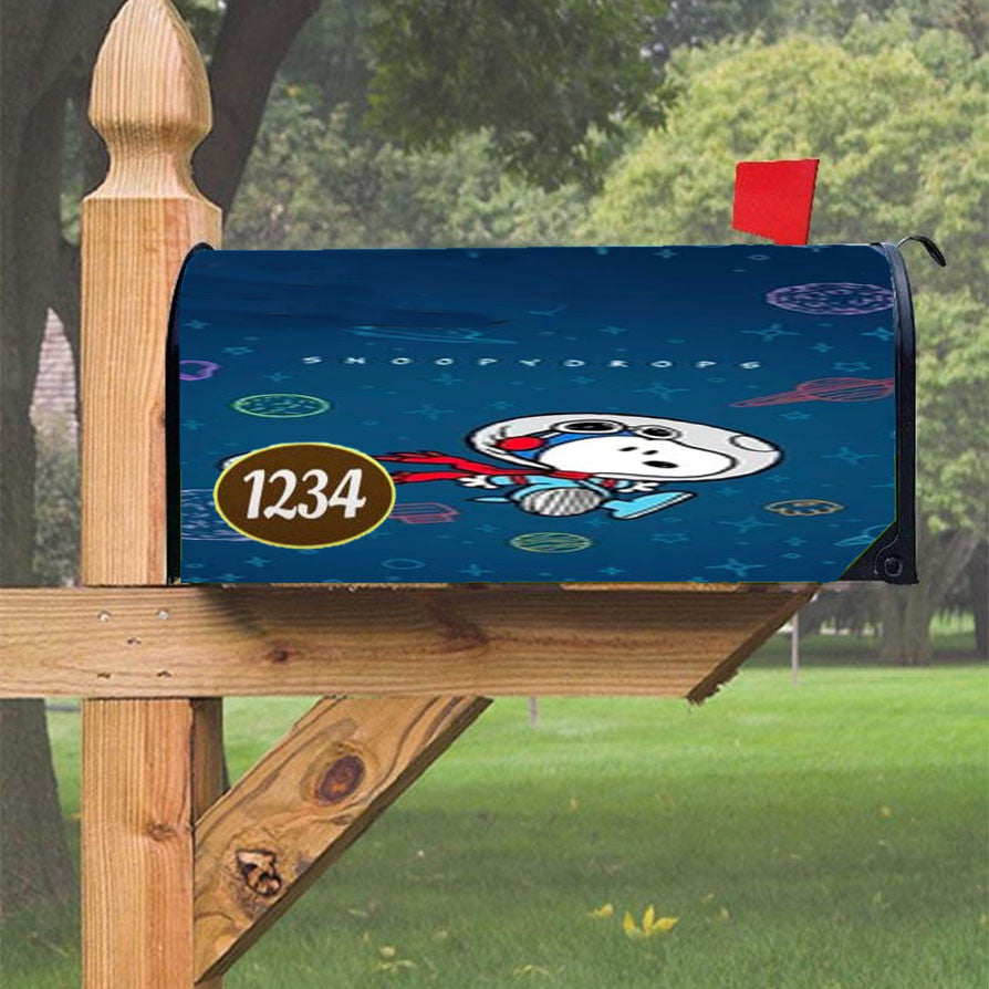 Snoopy Easter Magnetic Mailbox Cover 18" X 21" Outdoor Decor