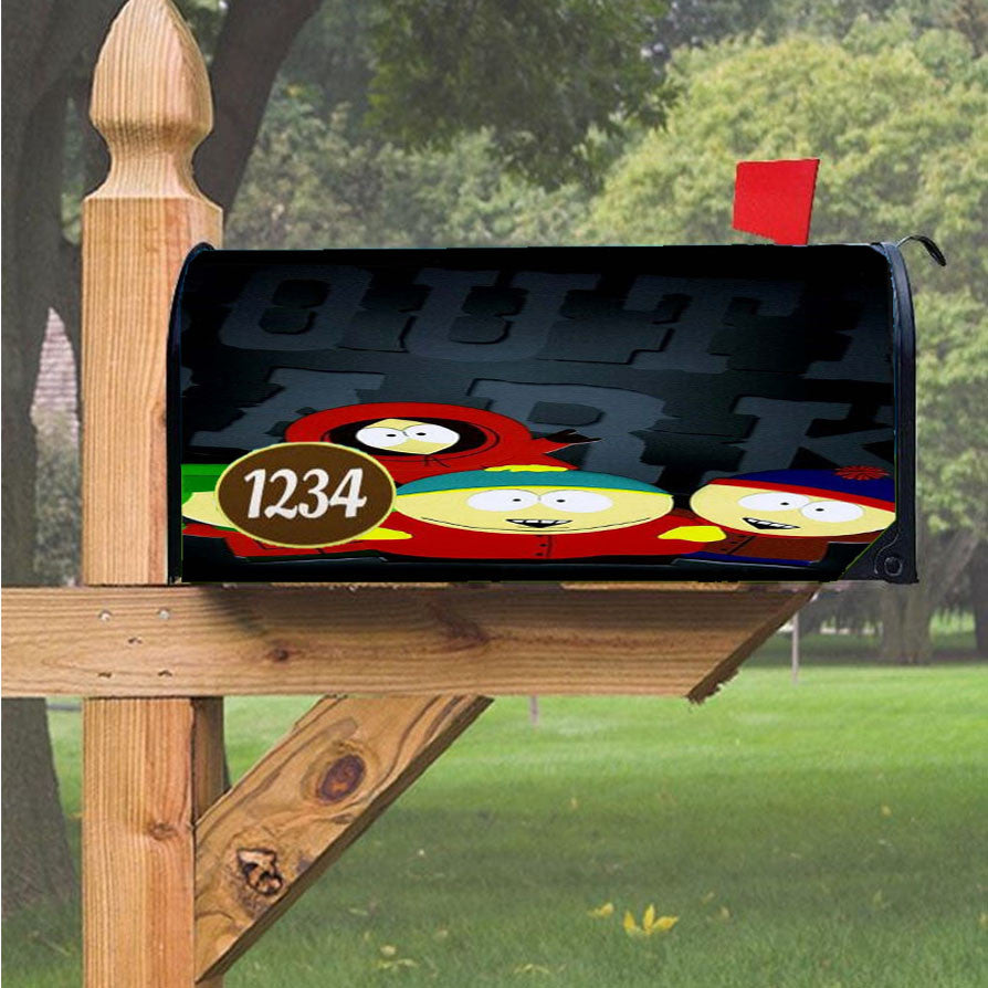 South Park Cartoon Magnetic Mailbox Cover 18" X 21" Outdoor Decor