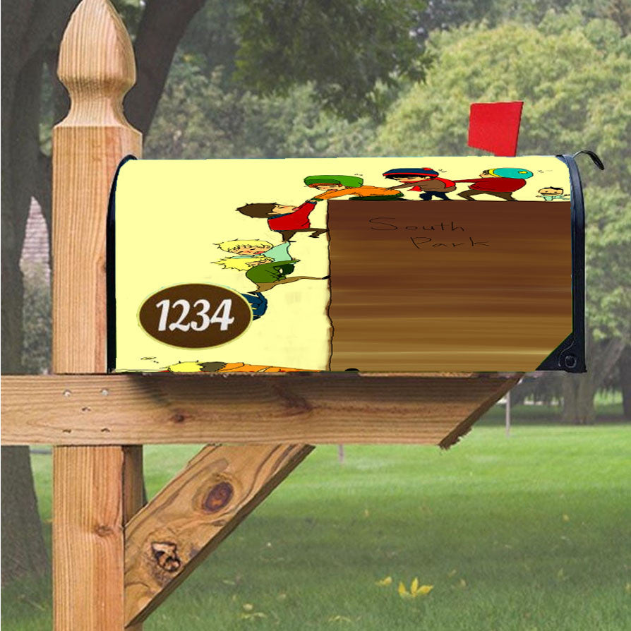 South Park Mobile Wallpaper Magnetic Mailbox Cover 18" X 21" Outdoor Decor