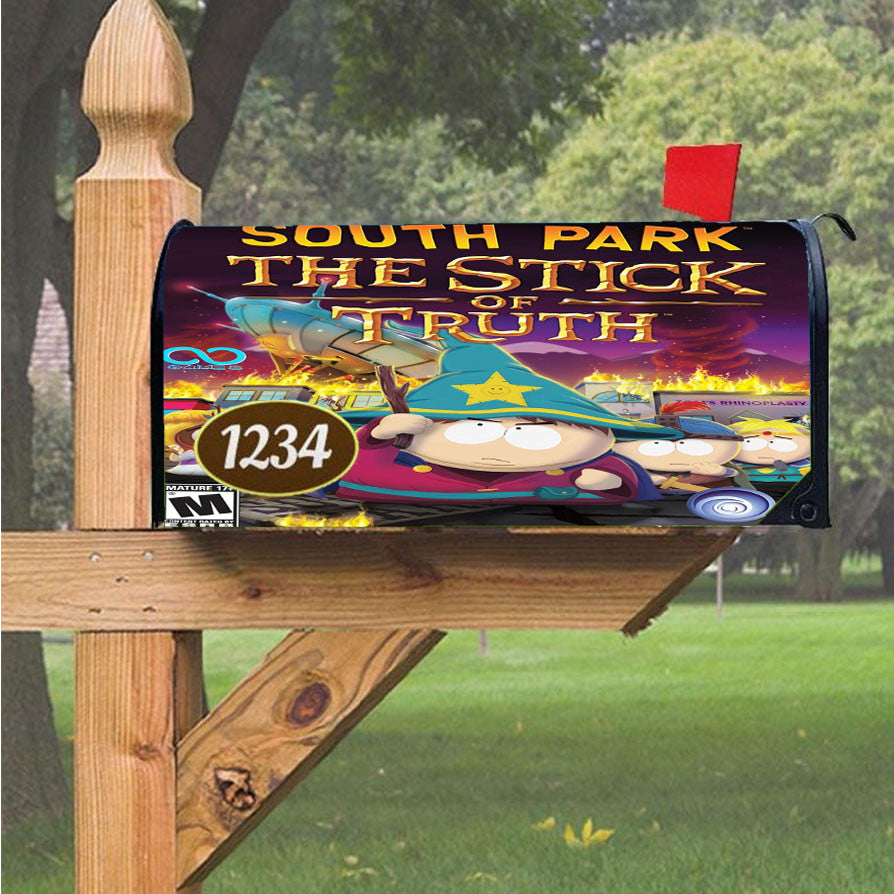 South Park The Stick Of Truth Cover Magnetic Mailbox Cover 18" X 21" Outdoor Decor