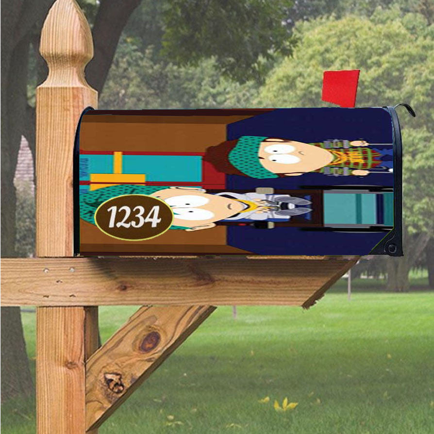 South Park Timmy Jimmy Crips Magnetic Mailbox Cover 18" X 21" Outdoor Decor