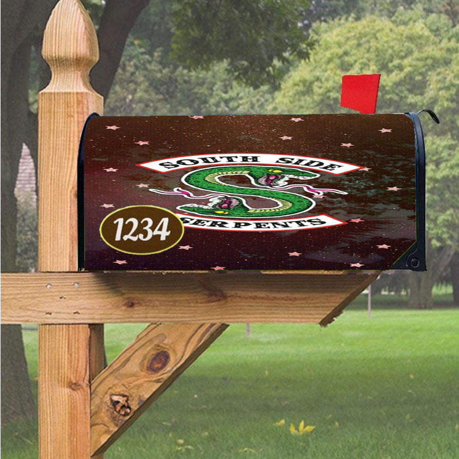 Southside Serpents Galaxy Magnetic Mailbox Cover 18" X 21" Outdoor Decor