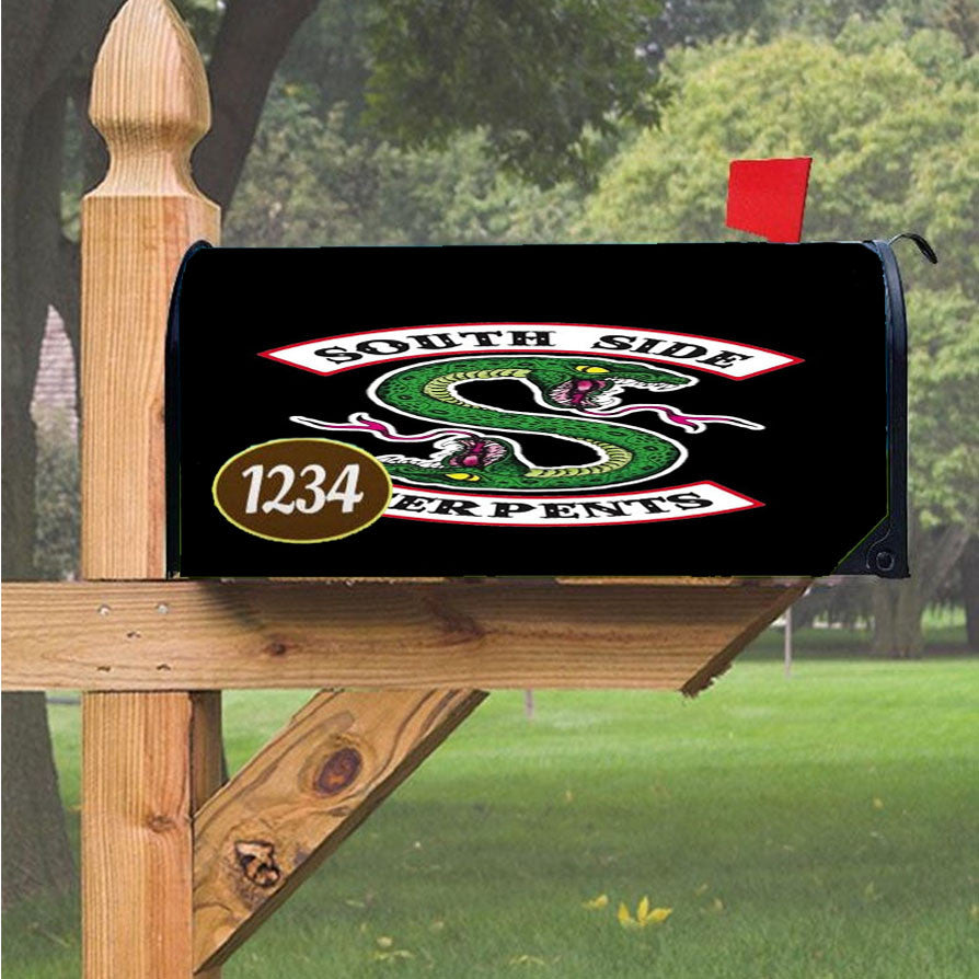 Southside Serpentss Magnetic Mailbox Cover 18" X 21" Outdoor Decor