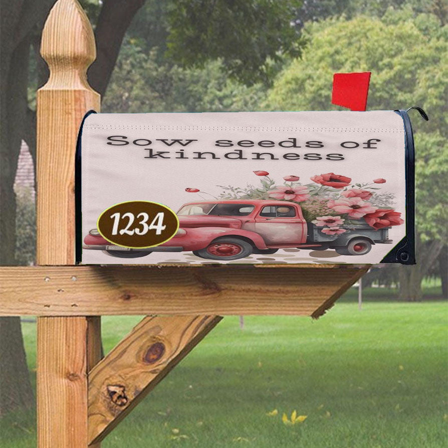 Sow Seeds Of Kindness Magnetic Mailbox Cover 18" X 21" Outdoor Decor