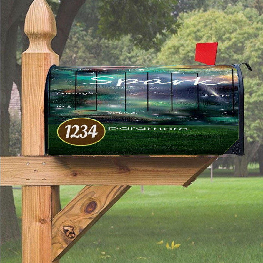 Spark Paramore Magnetic Mailbox Cover 18" X 21" Outdoor Decor