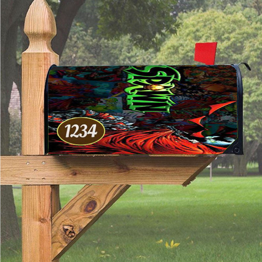 Spawn Video Game 5 Magnetic Mailbox Cover 18" X 21" Outdoor Decor