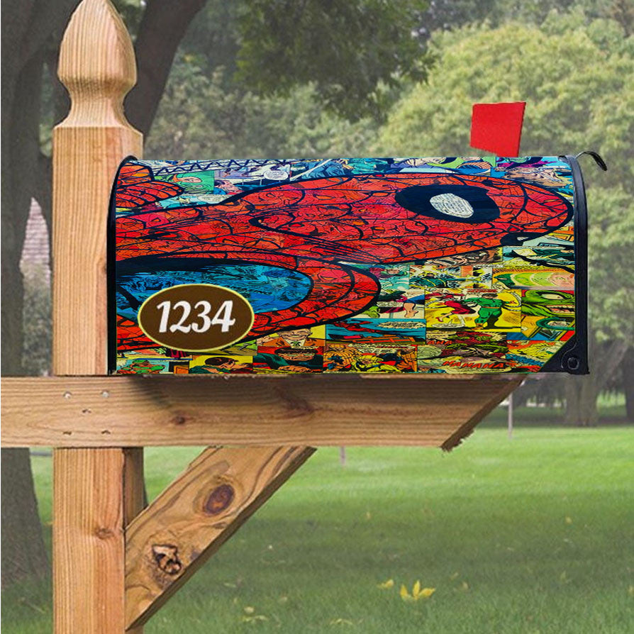 Spider Man Costume From Tony Stark Design Magnetic Mailbox Cover 18" X 21" Outdoor Decor