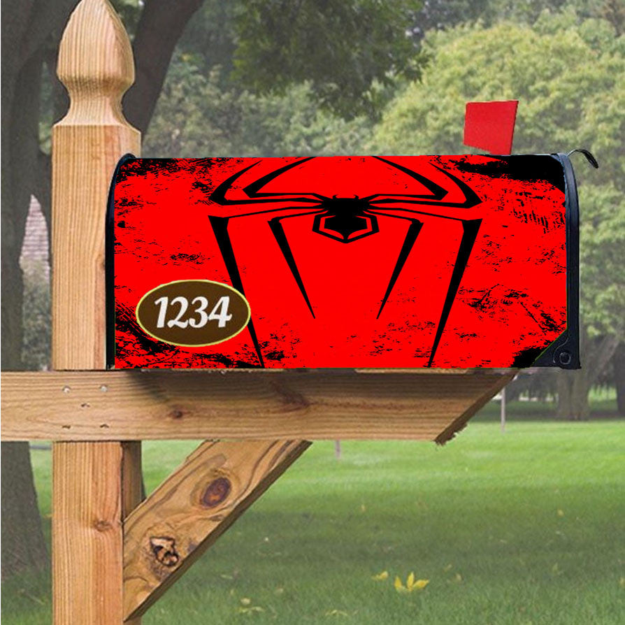 Spider Man Miles Morales Spray Paint Mural Magnetic Mailbox Cover 18" X 21" Outdoor Decor
