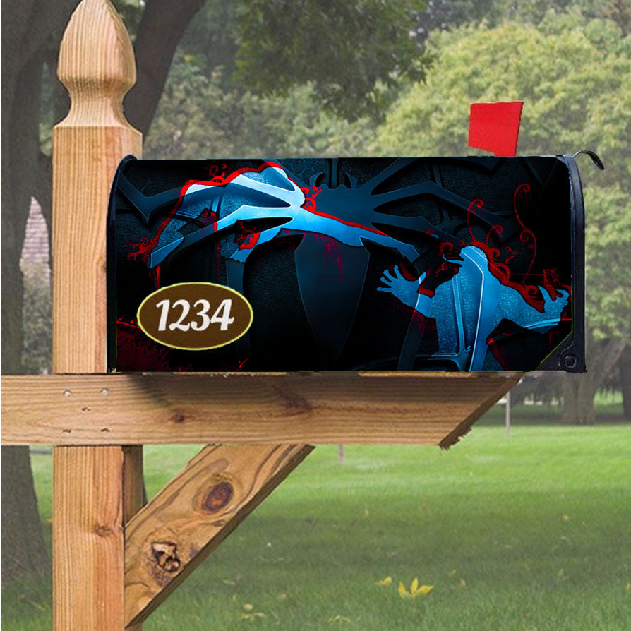 Spider Man Wallpaper Art Logo Wallpapers Magnetic Mailbox Cover 18" X 21" Outdoor Decor