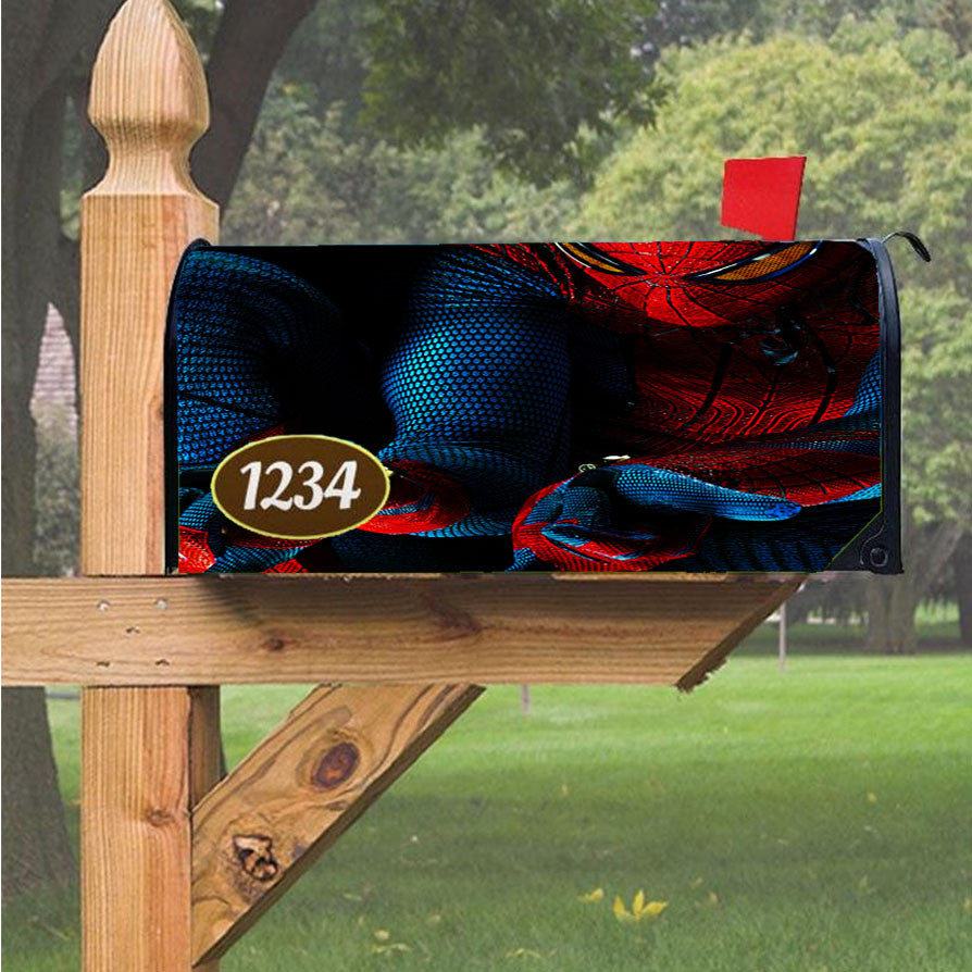 Spiderman All Suits New Magnetic Mailbox Cover 18" X 21" Outdoor Decor