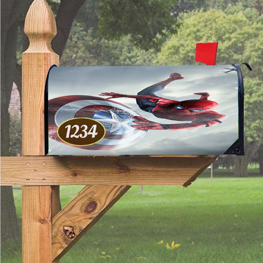 Spiderman Carnage Pajamas Magnetic Mailbox Cover 18" X 21" Outdoor Decor