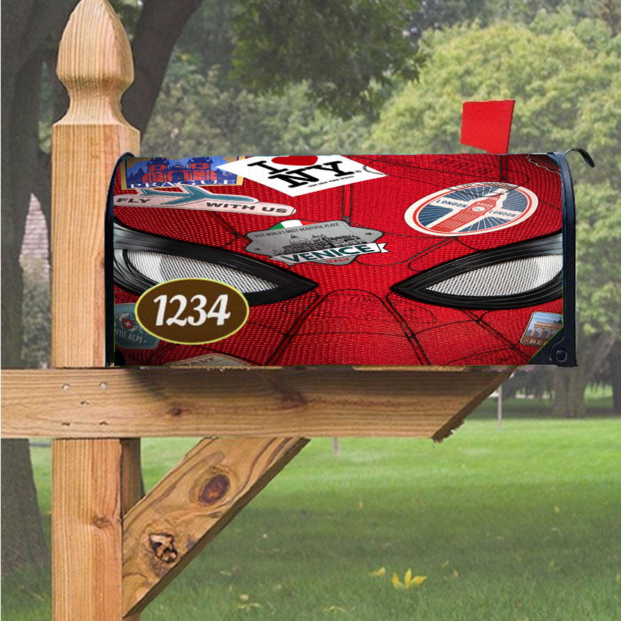 Spiderman Far From Home Magnetic Mailbox Cover 18" X 21" Outdoor Decor
