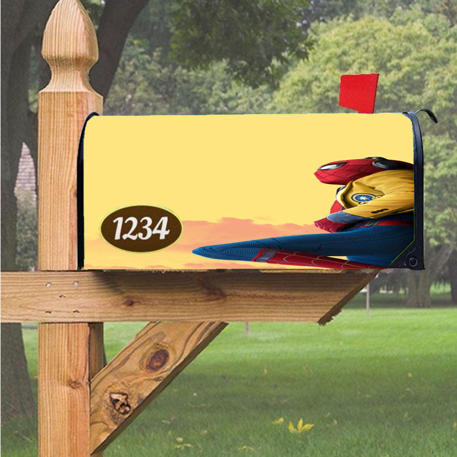 Spiderman Homecoming New Costume Magnetic Mailbox Cover 18" X 21" Outdoor Decor