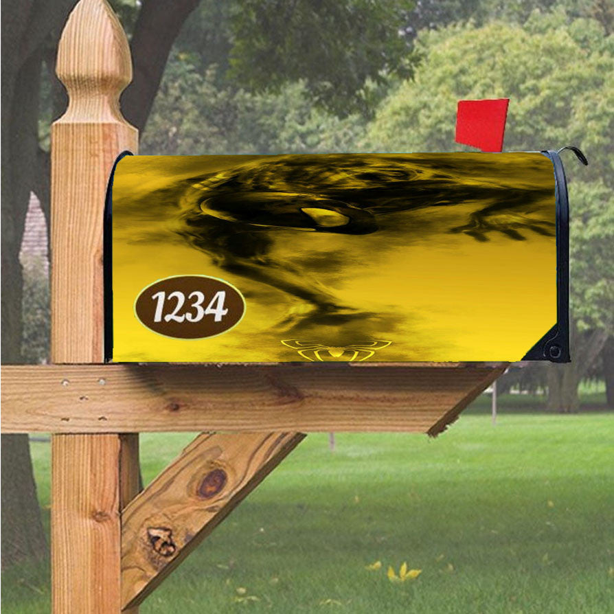 Spiderman Yellow Magnetic Mailbox Cover 18" X 21" Outdoor Decor