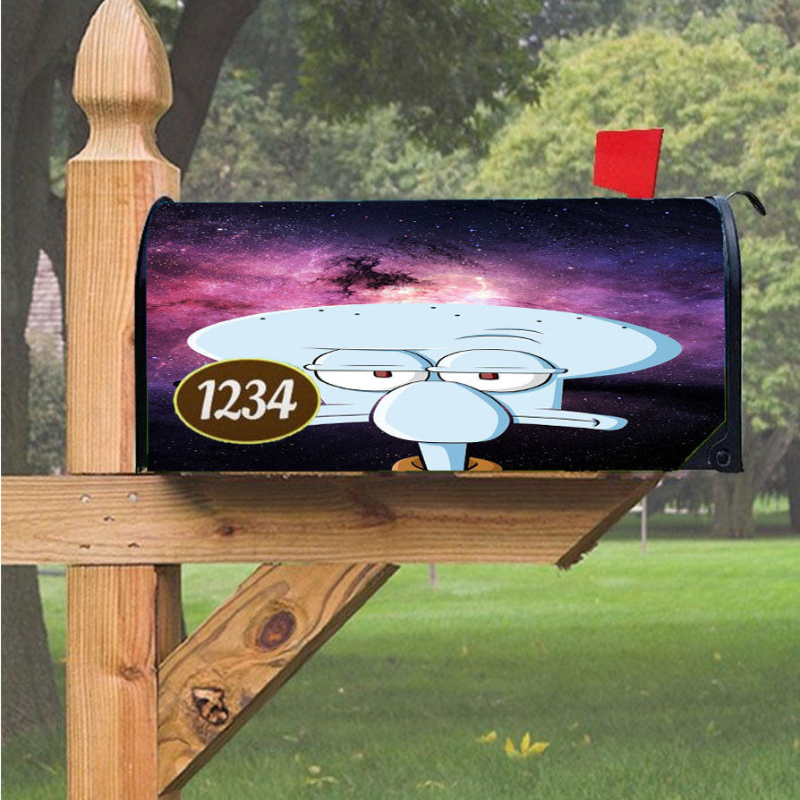 Squidward Wallpapers Magnetic Mailbox Cover 18" X 21" Outdoor Decor