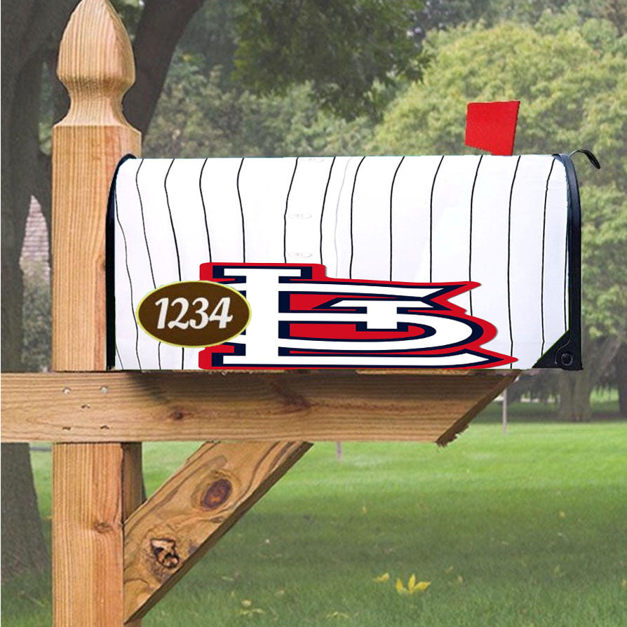 St Louis Cardinals Logo Magnetic Mailbox Cover 18" X 21" Outdoor Decor