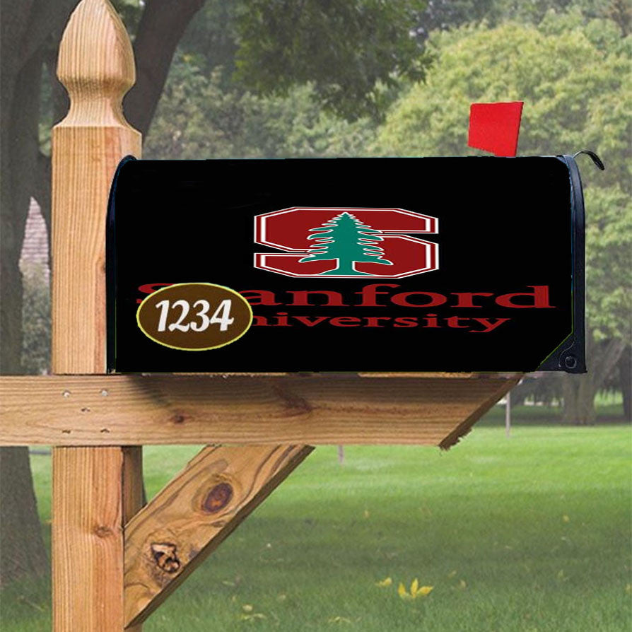 Stanford University Logo Magnetic Mailbox Cover 18" X 21" Outdoor Decor